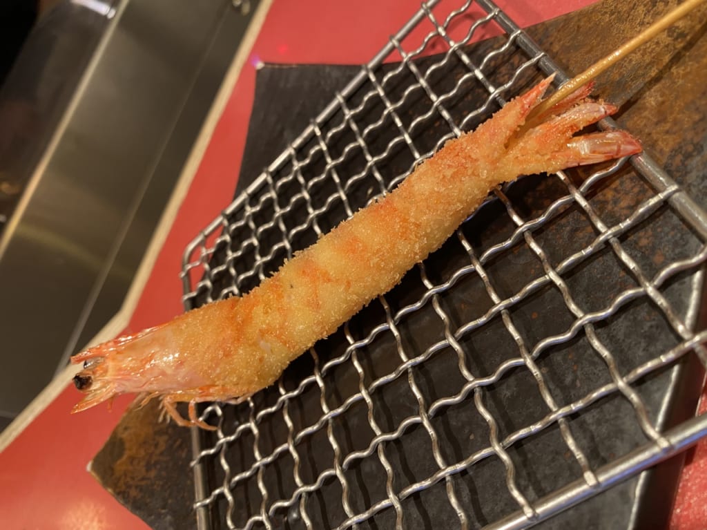 りんどうのえび串