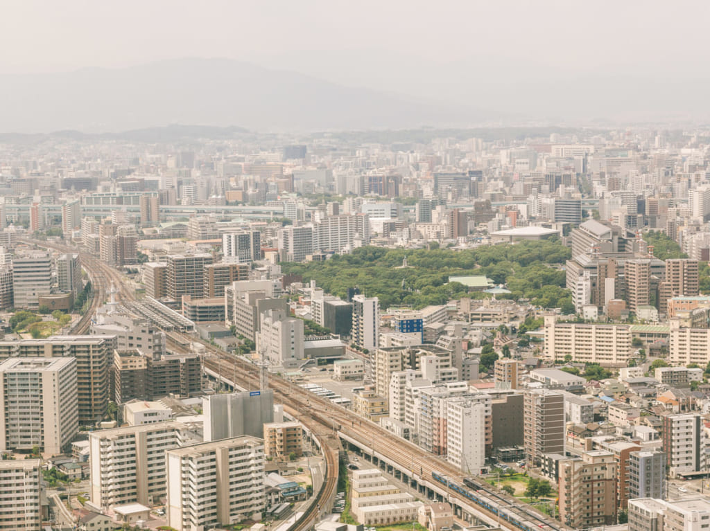 PM2.5飛んでるの風景