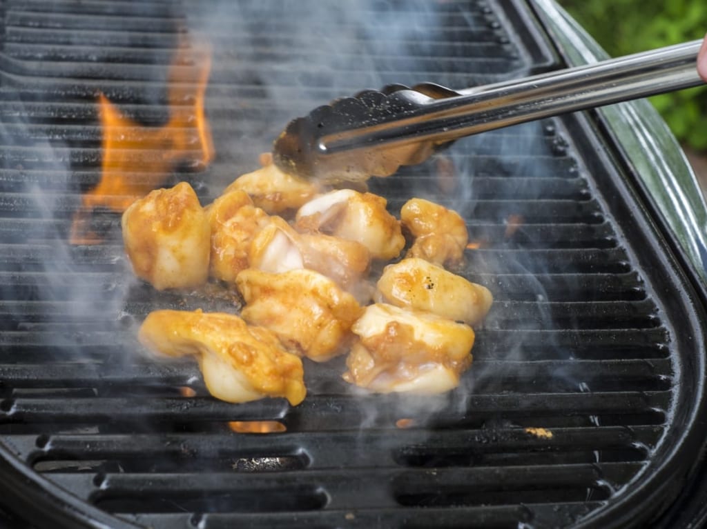 BBQの様子