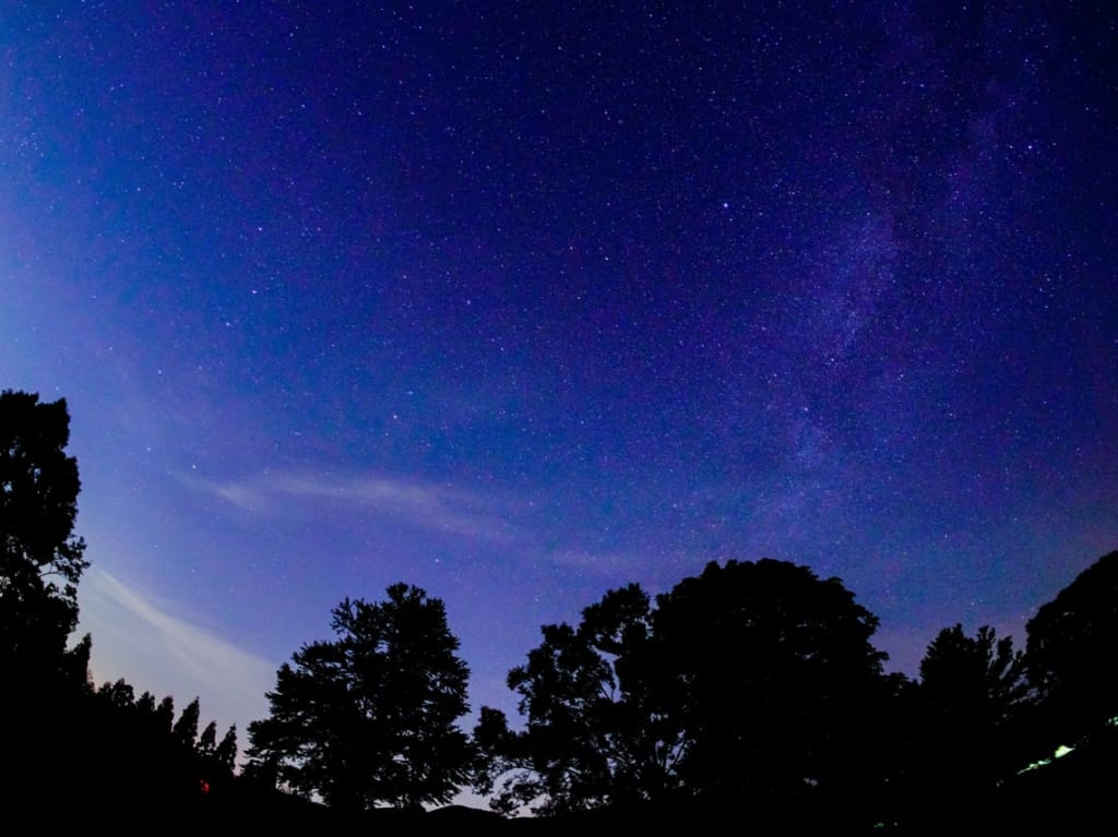 夜の星空