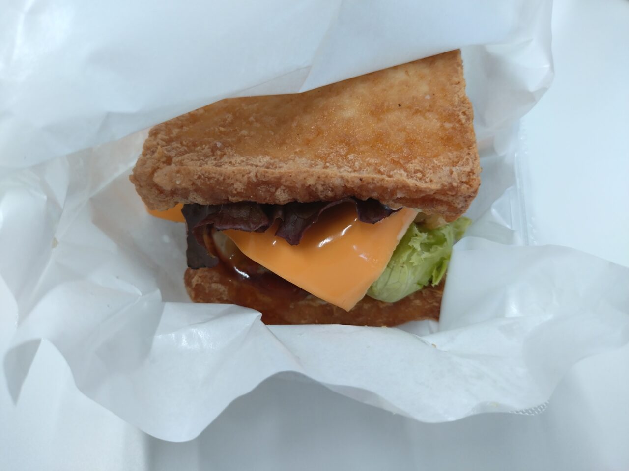 あつあげバーガー（てりやき）