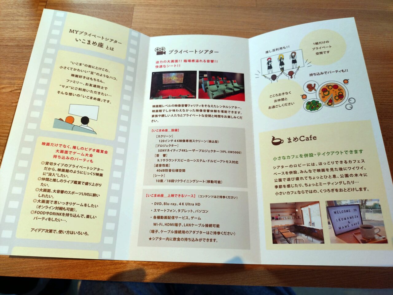 いこまめ座の案内