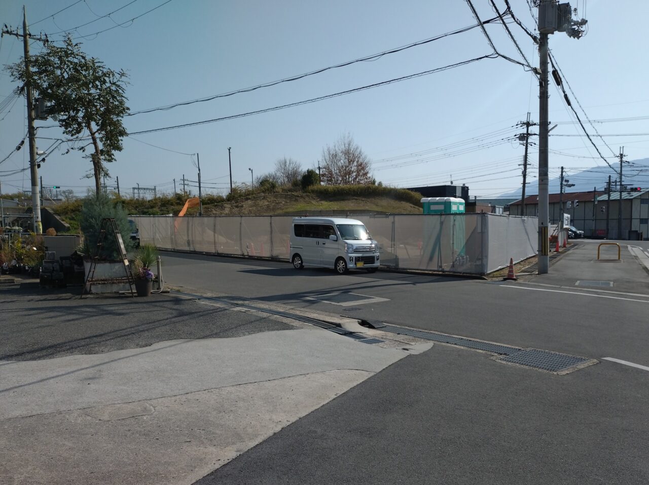 建設工事（別所交差点）