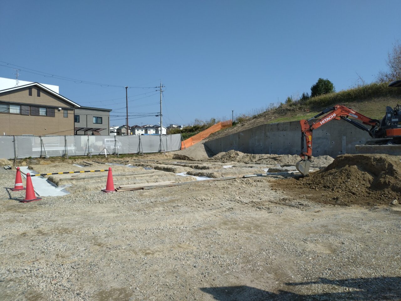 建設工事（別所交差点）